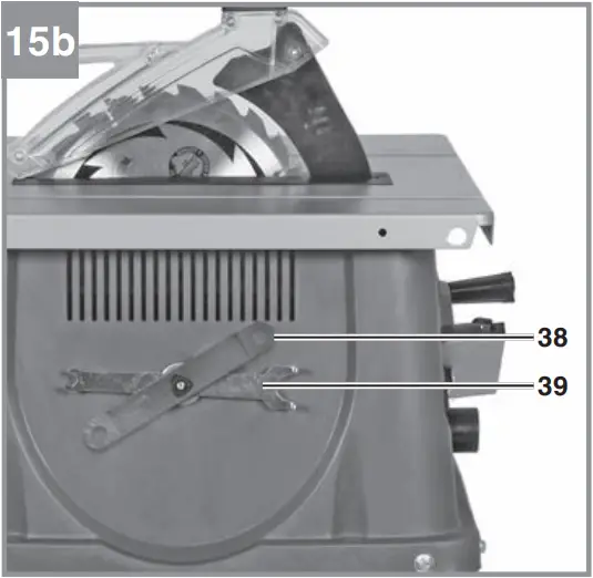 Einhell TC-TS 254 eco Bench Type Circular Saw - Fig. 15b