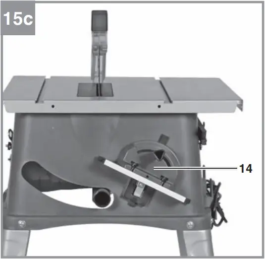 Einhell TC-TS 254 eco Bench Type Circular Saw - Fig. 15c