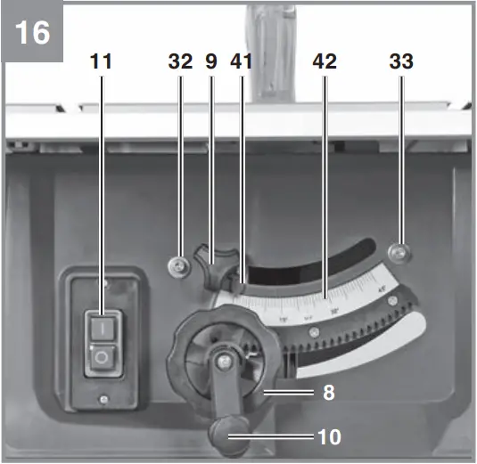 Einhell TC-TS 254 eco Bench Type Circular Saw - Fig. 16