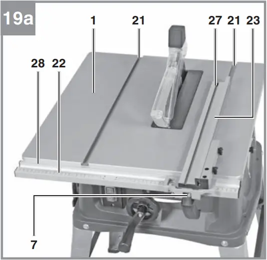 Einhell TC-TS 254 eco Bench Type Circular Saw - Fig. 19a