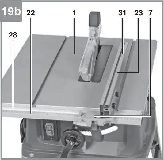 Einhell TC-TS 254 eco Bench Type Circular Saw - Fig. 19b