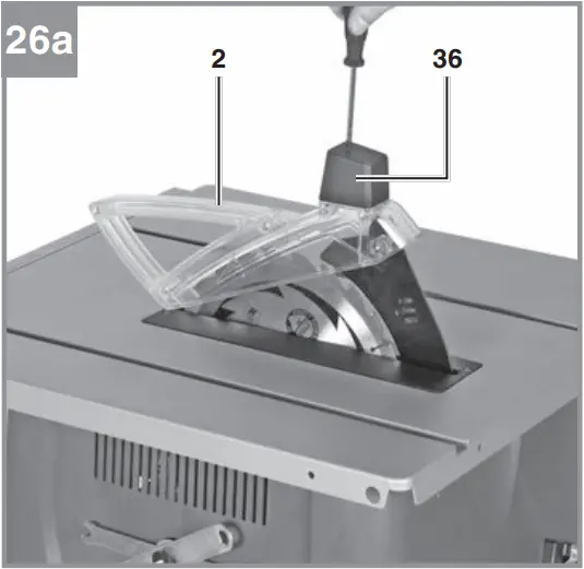 Einhell TC-TS 254 eco Bench Type Circular Saw - Fig. 26a