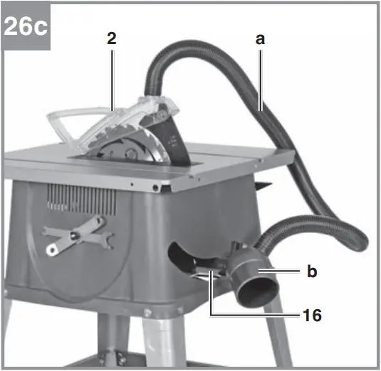 Einhell TC-TS 254 eco Bench Type Circular Saw - Fig. 26c