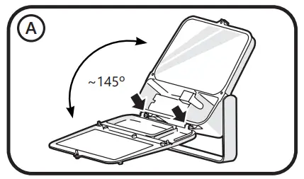GE current EFH1 LED Flood Light - Hang door