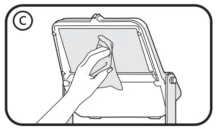 GE current EFH1 LED Flood Light - cloth