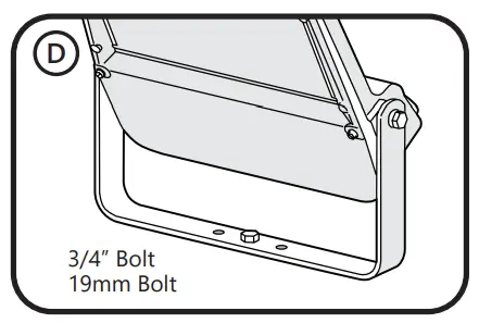 GE current EFH1 LED Flood Light - flat