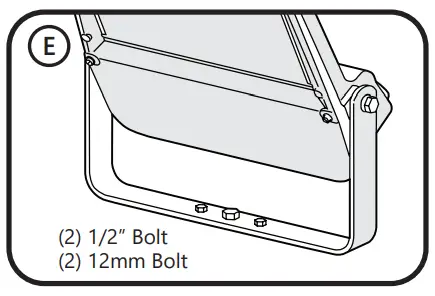 GE current EFH1 LED Flood Light - flat