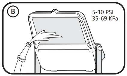 GE current EFH1 LED Flood Light - water