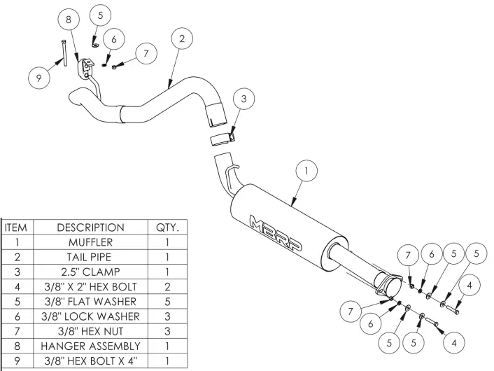 MBRP-S5520-Installer-Series-Cat-Back-Exhaust-System-FIG-1