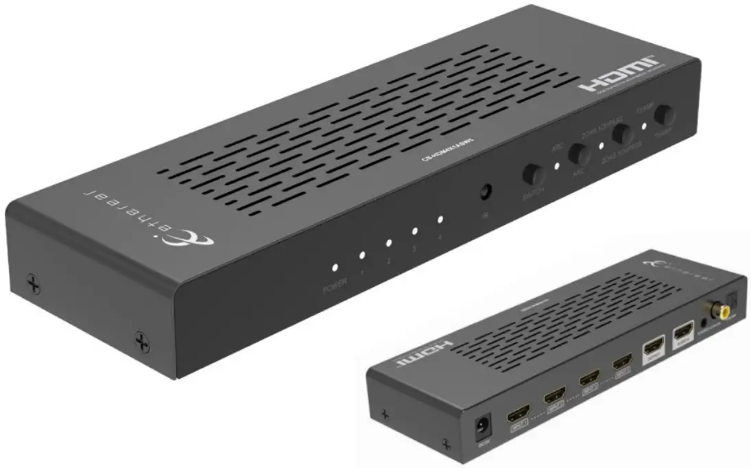 ethereal CS HDM4X1ASW5 4K Compatible HDMI Switcher 2
