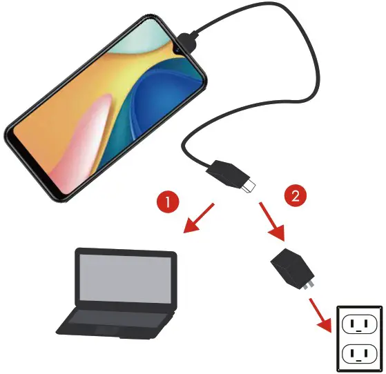 maxwest ASTRO 63R Smartphone - SIM Card Installation 2