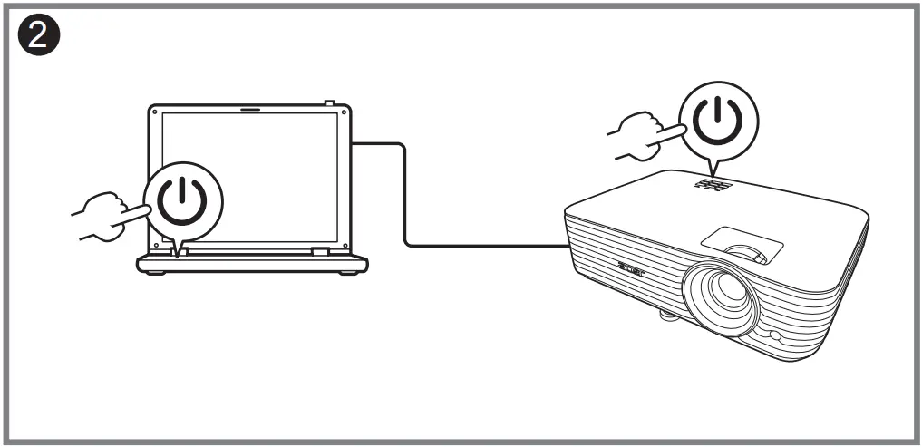 acer X1529KI DLP Projector - fig