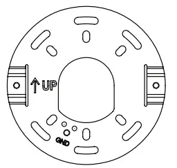 COOPERS Lighting Solutions FTS20CW 2 Light Bluetooth LED Floodlight - Mounting bracket
