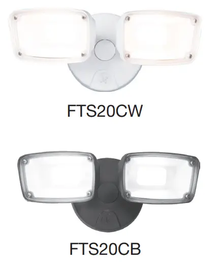 COOPERS Lighting Solutions FTS20CW 2 Light Bluetooth LED Floodlight