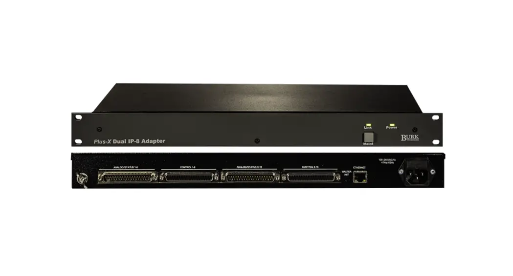 Burk Technology Plus-x Dual Ip-8 Adapter User Guide