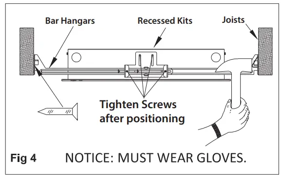 COMPASS CELEM Recessed Mounting Emergency Light - fig 3