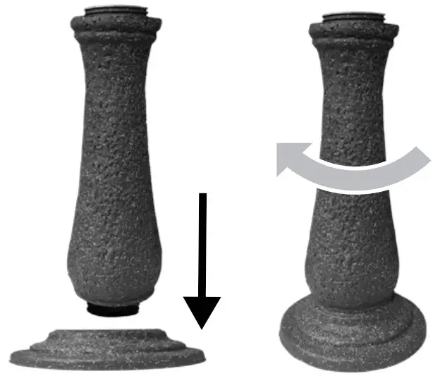 BERNINI 001351 Avola Fountain - PEDESTAL 3