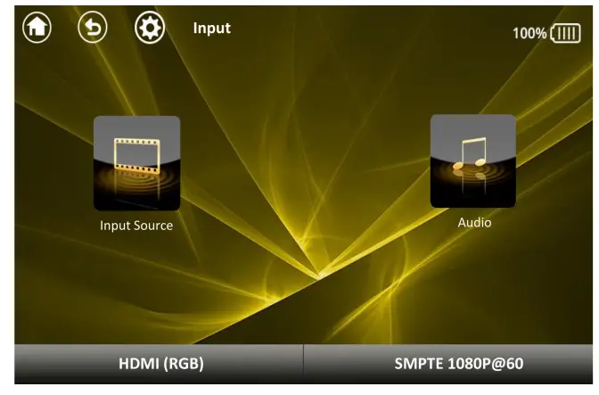 RGBlink MSP 200PRO Signal Monitor and Generator - Display1