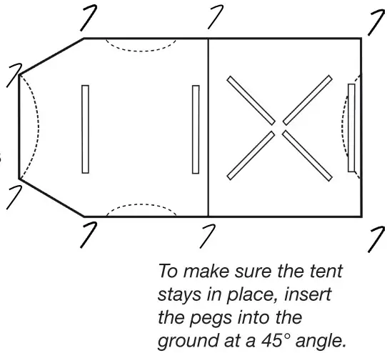 Kiwi Camping KC072-470 Kea 6 Blackout Recreational Tent