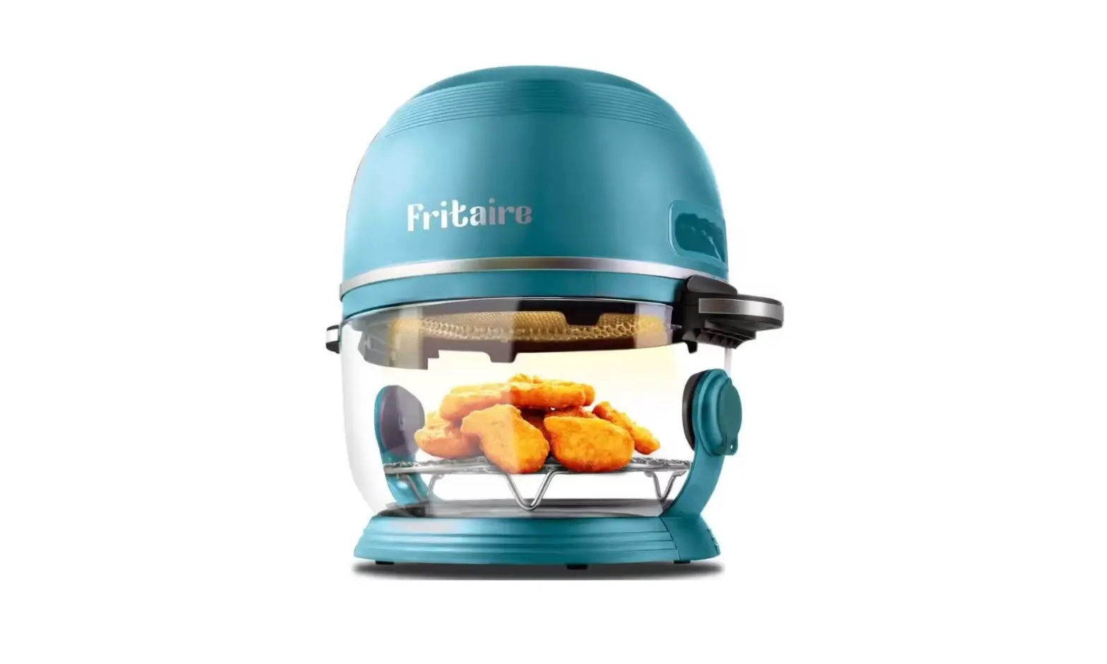 Fritaire-01-gr Green Air Fryer With Glass Bowl And Self Cleaning Function User Guide