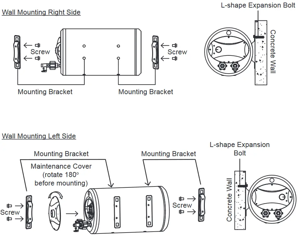 ALPHA AST 30 H Electric Storage Water Heater - Diagram