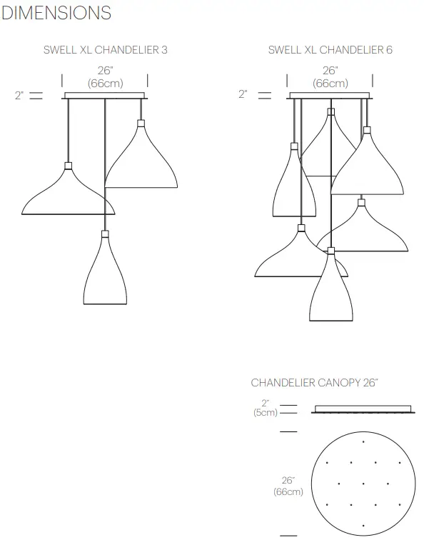 TROY LIGHTING SWELL XL Swell LED Pendant Light -CHANDELIER 1