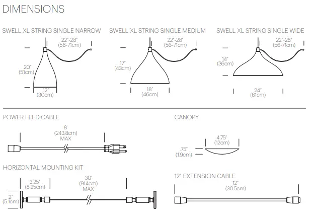TROY LIGHTING SWELL XL Swell LED Pendant Light - FIXTURE TYP 1
