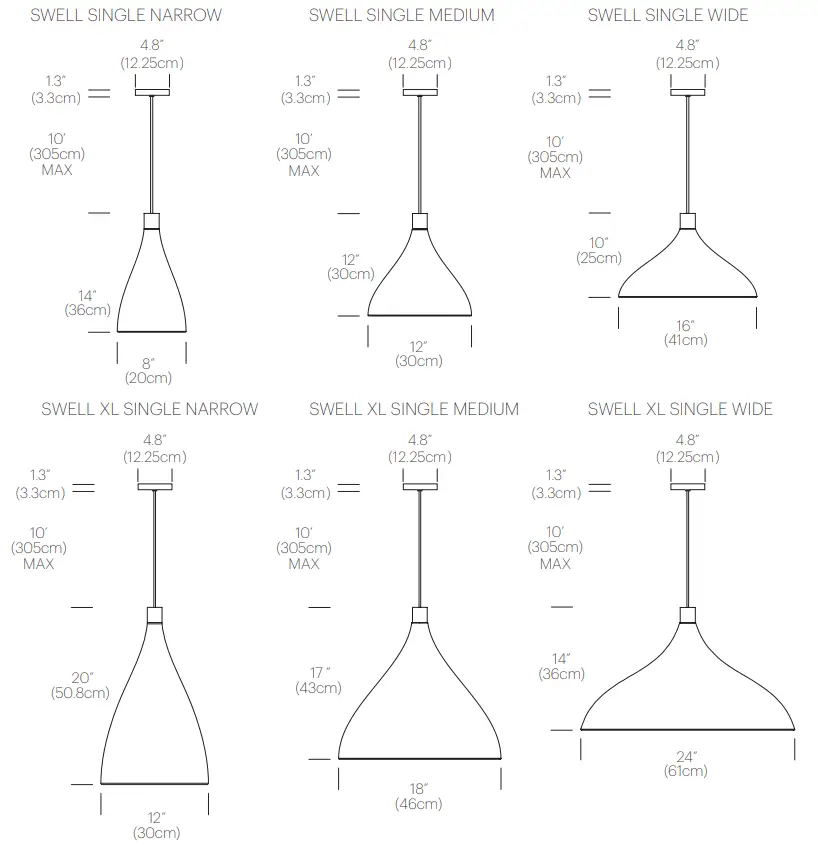 TROY LIGHTING SWELL XL Swell LED Pendant Light - SWELL XL SINGLE 1