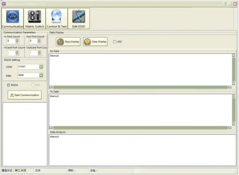 WolfPack HDTVHDMX0808 4K 8x8 HDMI Matrix Router - Communication
