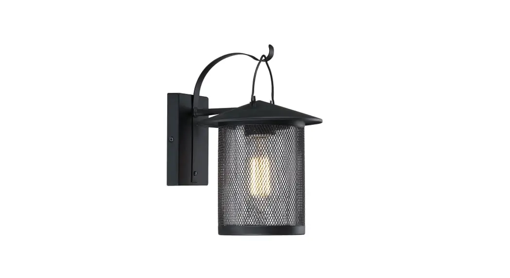 Unbranded Ljd-f12201-11i 1-light Matte Black Porch Outdoor Wall Sconce Cylinder Installation Guide
