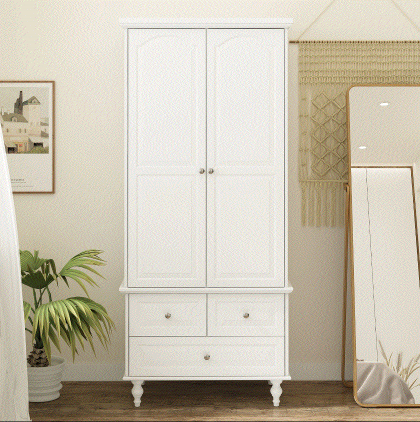 FUFU-GAGA-KF330055-01-White-Paint-Wood-2-Door-Armoires-product