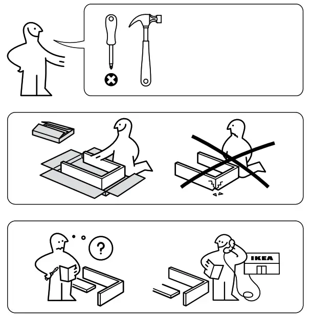 IKEA BJORKASEN Folding Table - Figure1