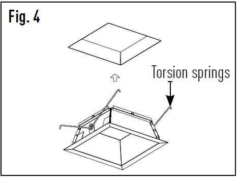 Intense Lighting IHOL-6DS Gravity High Lumen Square Downlight 4