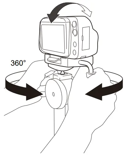Preparing the CAMERA STAND (sold separately)