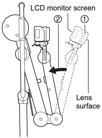 Preparing the CAMERA STAND (sold separately)