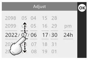 Setting the Display Language, Date & Time When You First