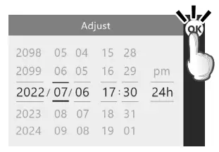 Setting the Display Language, Date & Time When You First