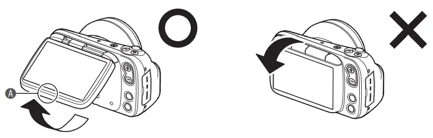 Opening and Closing the LCD Monitor