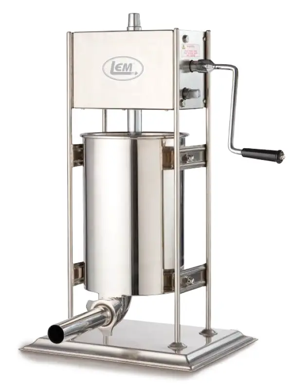 1111 Big Bite 10lb Stainless Steel Vertical Stuffer