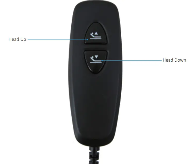 MLILY NUP100 Adjustable Base Bed - Control