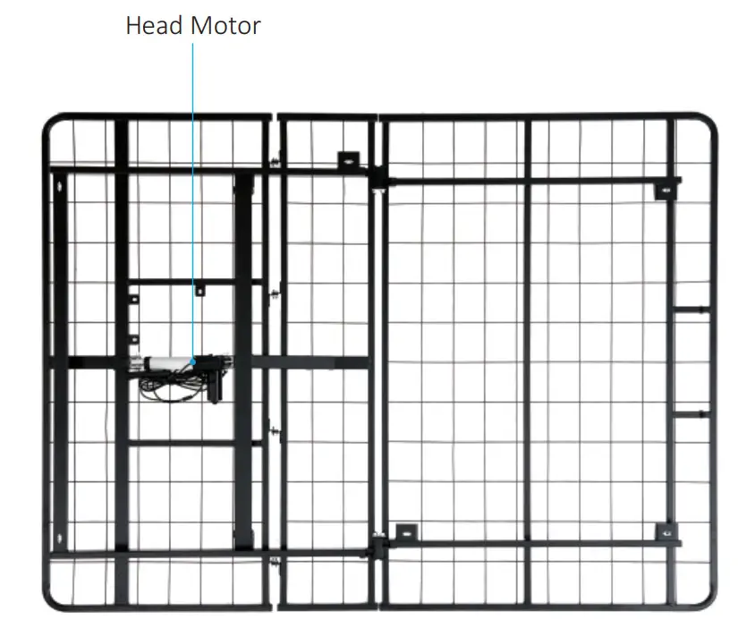 MLILY NUP100 Adjustable Base Bed - Head Motor