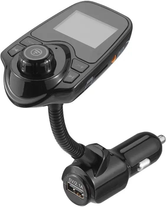 onn 100130570 Bluetooth FM Transmitter Voice Assistant