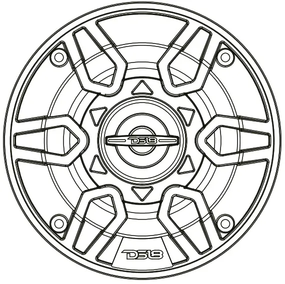 DS18 G4Xi 4 Inch 2-Way Coaxial Speaker
