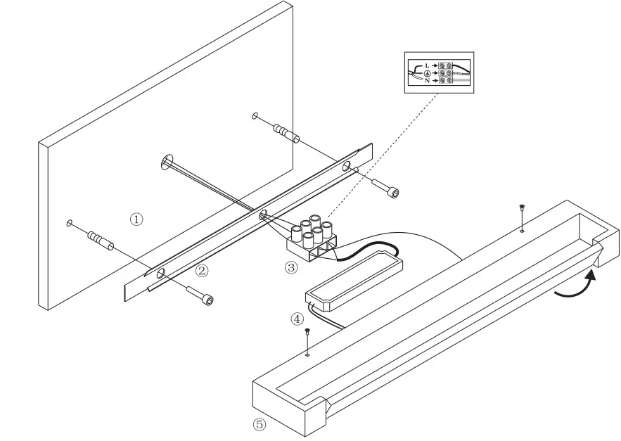 HALCYON-S501-600mm-Blade-Bathroom-Light-FIG-1