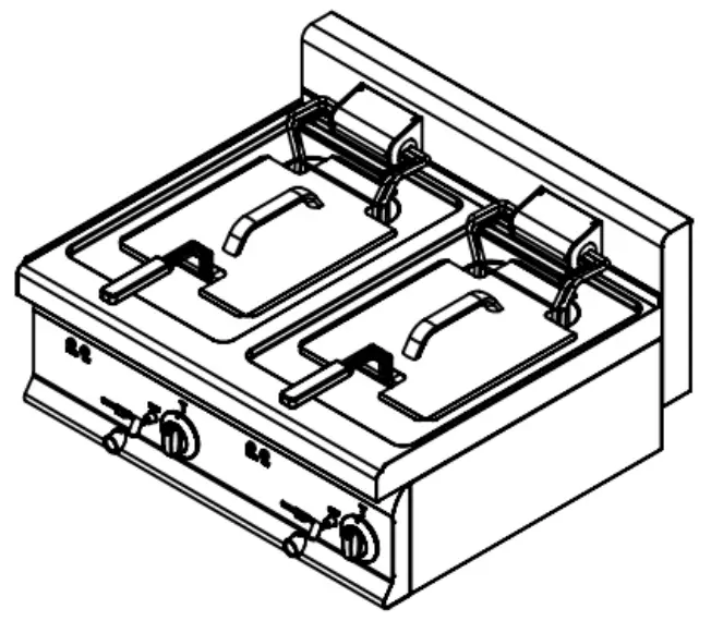 ggm gastro EFK46-E Electric Fryer