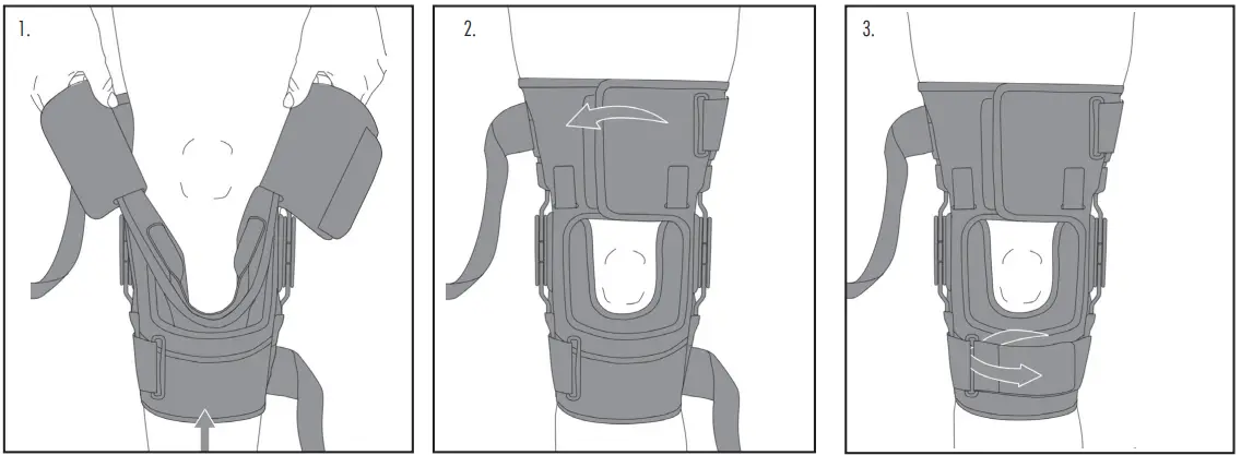 HELY-WEBER-Global-Knee-12-Velocity-Black-Hinged-Patella-Immobilizer-Knee-Brace-Size-Medium-FIG-1