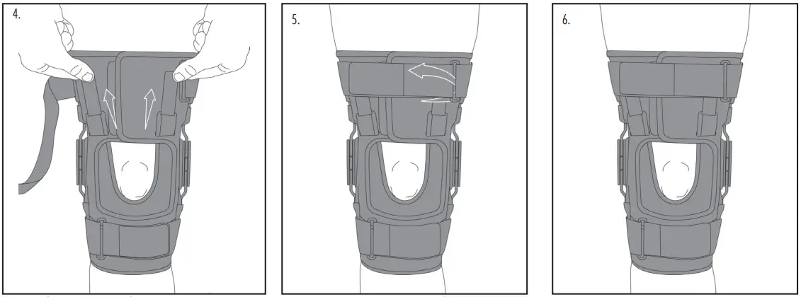 HELY-WEBER-Global-Knee-12-Velocity-Black-Hinged-Patella-Immobilizer-Knee-Brace-Size-Medium-FIG-2