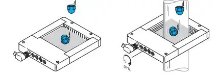 di-soric OGWSD-100G3-T3 Frame Light Barrier Owner's Manual - Static and dynamic sensor mode