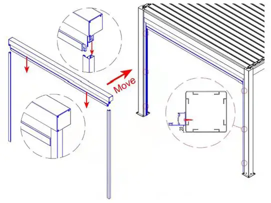 BON PERGOLA-Manual-Screen-Shade-Set-6