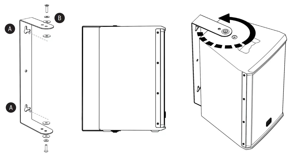 LD-SYSTEMS-WMB-Swivel-Wall-and-Ceiling-Mount-for-Stinger-G3-Models-FIG-1